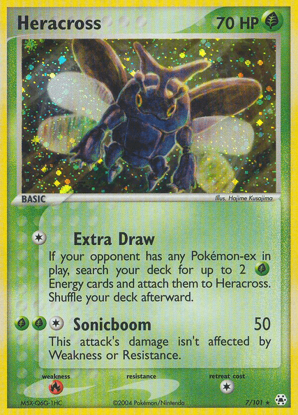 Carta Heracross 7/101 do set Hidden Legends — Pokémon TCG | Bynx