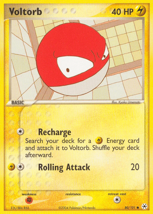 Carta Voltorb 80/101 do set Hidden Legends — Pokémon TCG | Bynx