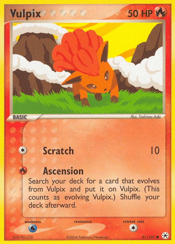 Carta Vulpix 81/101 do set Hidden Legends — Pokémon TCG | Bynx