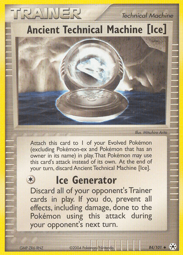 Carta Ancient Technical Machine [Ice] 84/101 do set Hidden Legends — Pokémon TCG | Bynx