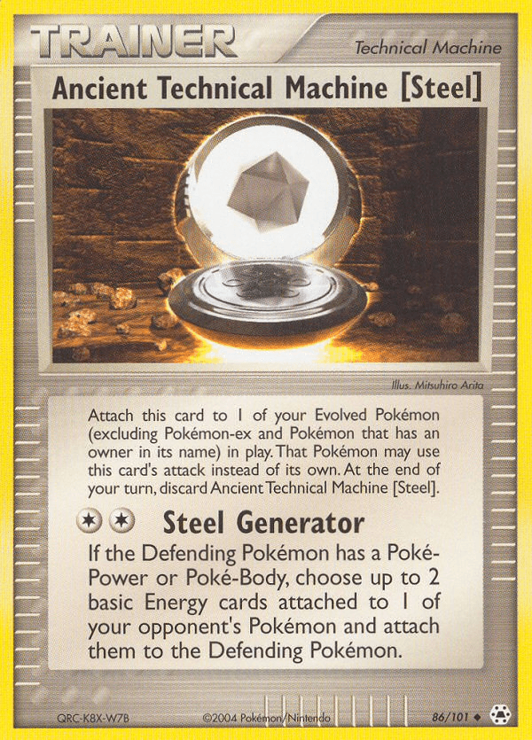 Carta Ancient Technical Machine [Steel] 86/101 do set Hidden Legends — Pokémon TCG | Bynx