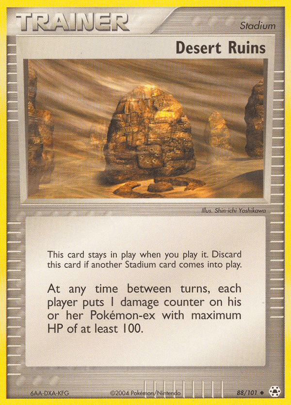 Carta Desert Ruins 88/101 do set Hidden Legends — Pokémon TCG | Bynx