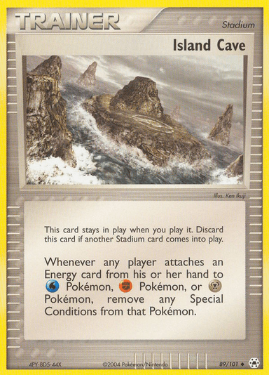 Carta Island Cave 89/101 do set Hidden Legends — Pokémon TCG | Bynx