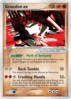Groudon ex 93 — Hidden Legends