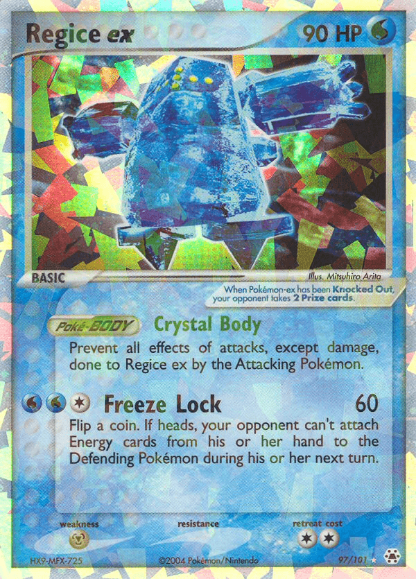 Carta Regice ex 97/101 do set Hidden Legends — Pokémon TCG | Bynx