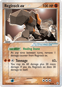 Regirock ex 98 — Hidden Legends