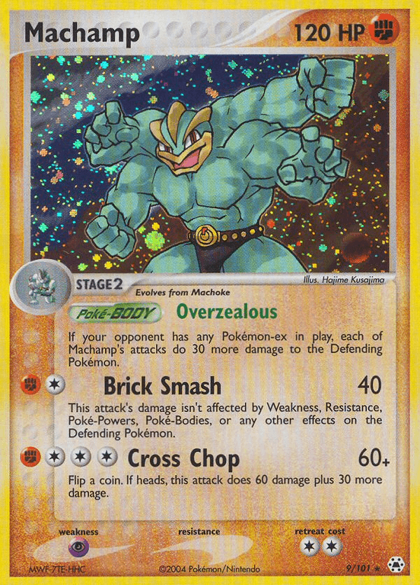 Carta Machamp 9/101 do set Hidden Legends — Pokémon TCG | Bynx