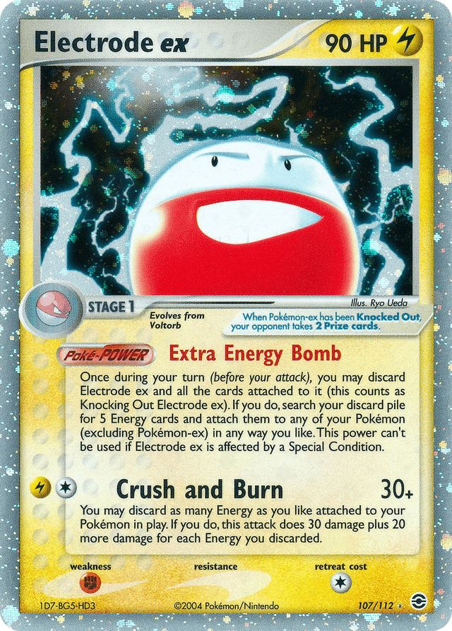 Carta Electrode ex 107/112 do set FireRed & LeafGreen — Pokémon TCG | Bynx