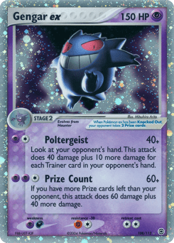 Carta Gengar ex 108 do set FireRed & LeafGreen — Pokémon TCG | Bynx