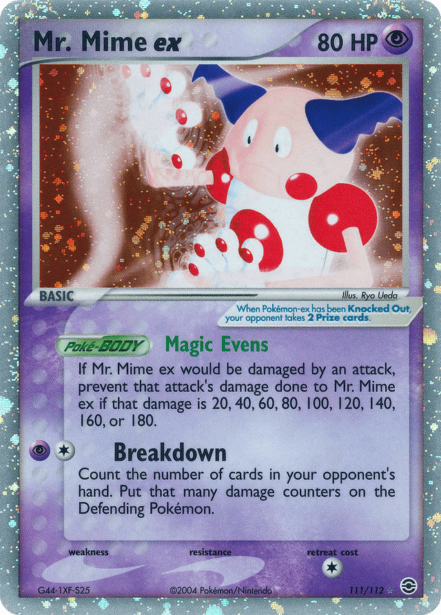 Carta Mr. Mime ex 111/112 do set FireRed & LeafGreen — Pokémon TCG | Bynx