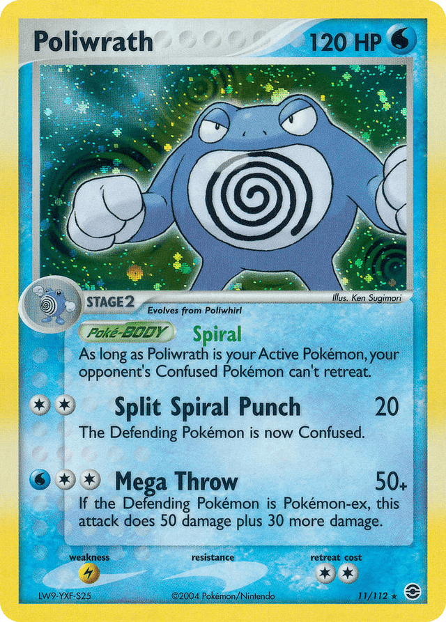 Carta Poliwrath 11/112 do set FireRed & LeafGreen — Pokémon TCG | Bynx