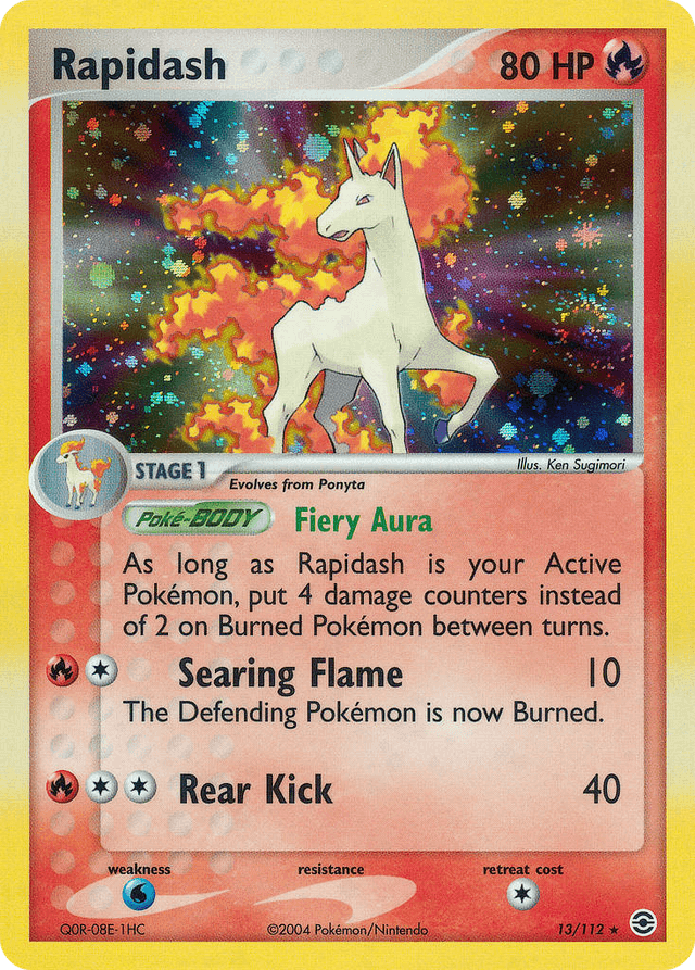 Carta Rapidash 13/112 do set FireRed & LeafGreen — Pokémon TCG | Bynx