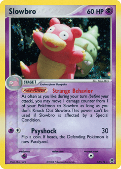Carta Slowbro 14 do set FireRed & LeafGreen — Pokémon TCG | Bynx