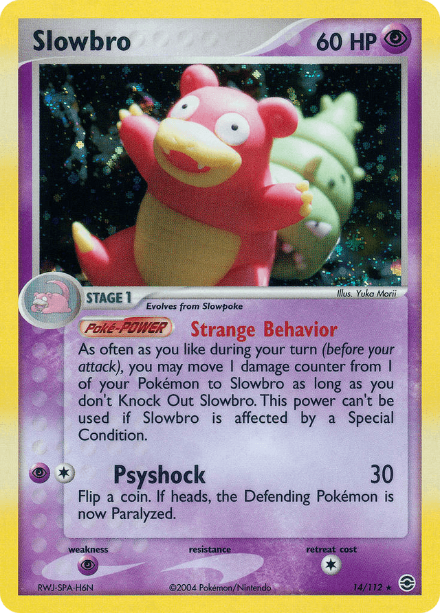 Carta Slowbro 14/112 do set FireRed & LeafGreen — Pokémon TCG | Bynx