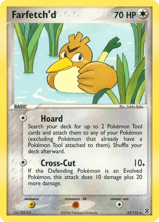Carta Farfetch'd 23/112 do set FireRed & LeafGreen — Pokémon TCG | Bynx
