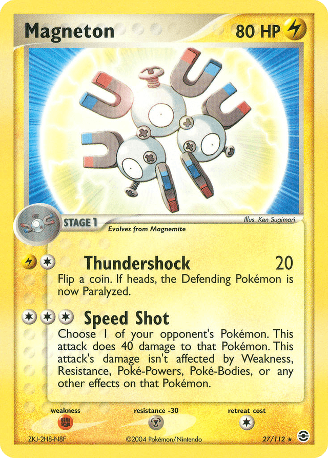 Carta Magneton 27/112 do set FireRed & LeafGreen — Pokémon TCG | Bynx