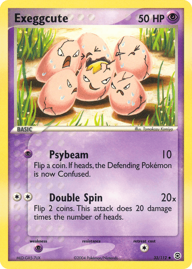 Carta Exeggcute 33/112 do set FireRed & LeafGreen — Pokémon TCG | Bynx