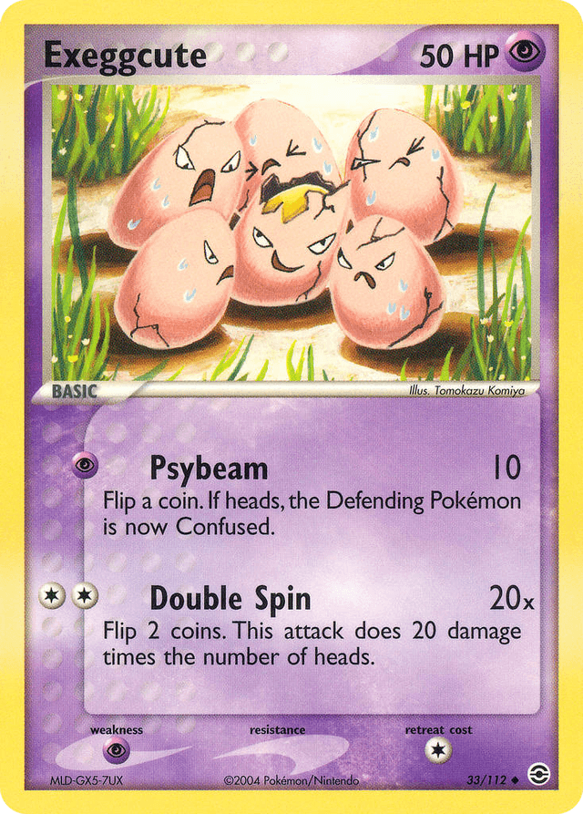 Carta Exeggcute 33/112 do set FireRed & LeafGreen — Pokémon TCG | Bynx