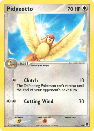 Carta Pidgeotto 45/112 do set FireRed & LeafGreen — Pokémon TCG | Bynx