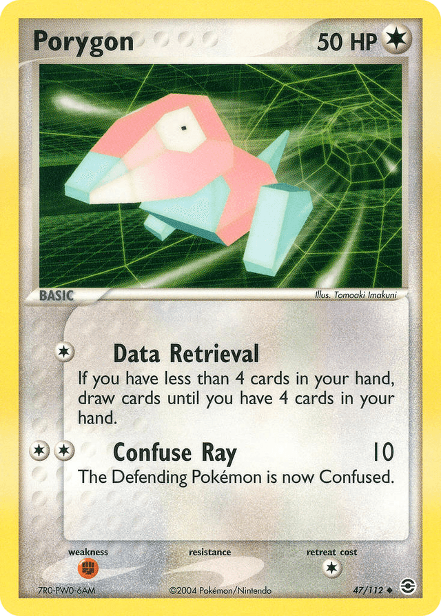 Carta Porygon 47/112 do set FireRed & LeafGreen — Pokémon TCG | Bynx