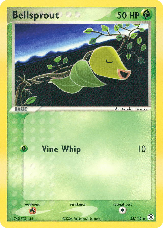 Carta Bellsprout 53/112 do set FireRed & LeafGreen — Pokémon TCG | Bynx