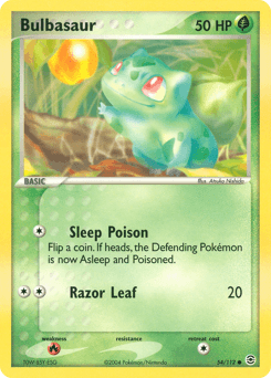 Bulbasaur 54/112 — FireRed & LeafGreen