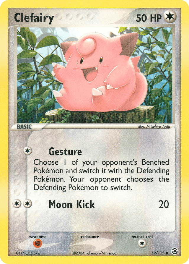 Carta Clefairy 59/112 do set FireRed & LeafGreen — Pokémon TCG | Bynx