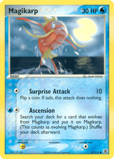 Carta Magikarp 67/112 do set FireRed & LeafGreen — Pokémon TCG | Bynx