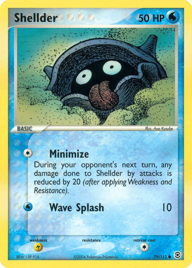 Carta Shellder 79/112 do set FireRed & LeafGreen — Pokémon TCG | Bynx