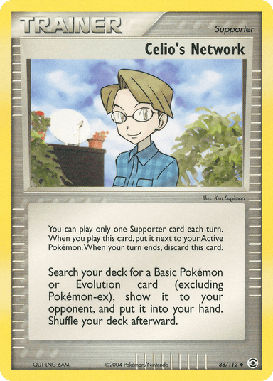 Carta Celio's Network 88/112 do set FireRed & LeafGreen — Pokémon TCG | Bynx