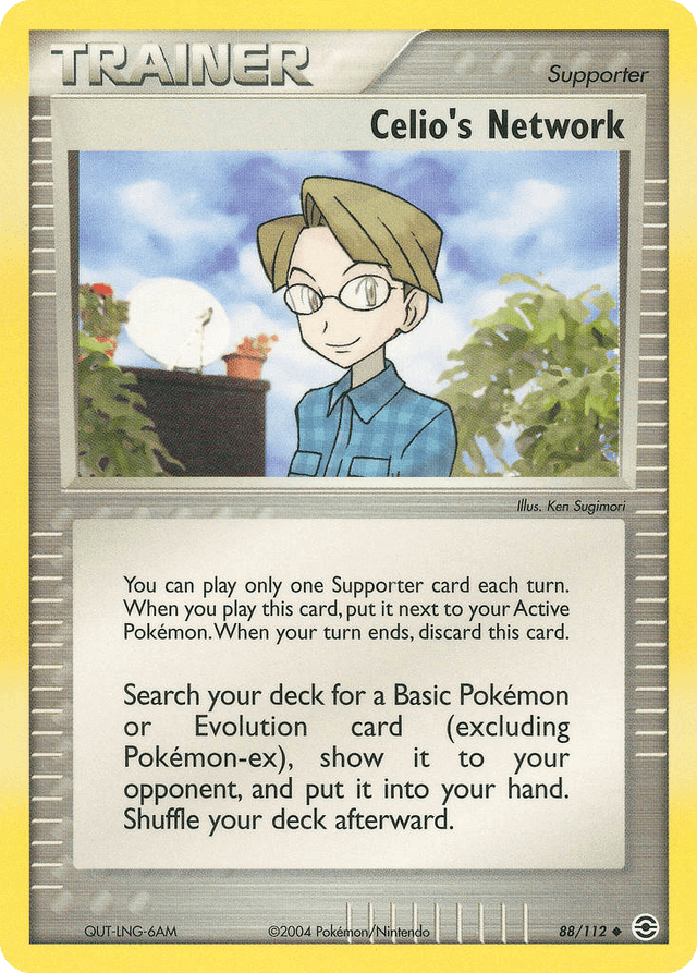 Carta Celio's Network 88/112 do set FireRed & LeafGreen — Pokémon TCG | Bynx