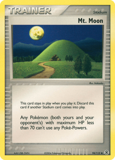Carta Mt. Moon 94/112 do set FireRed & LeafGreen — Pokémon TCG | Bynx