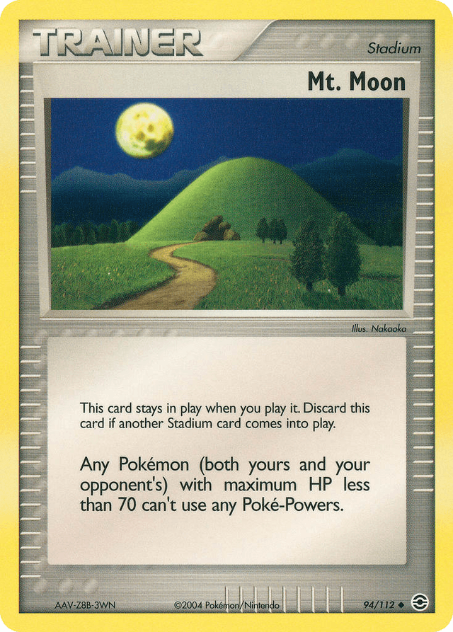 Carta Mt. Moon 94/112 do set FireRed & LeafGreen — Pokémon TCG | Bynx