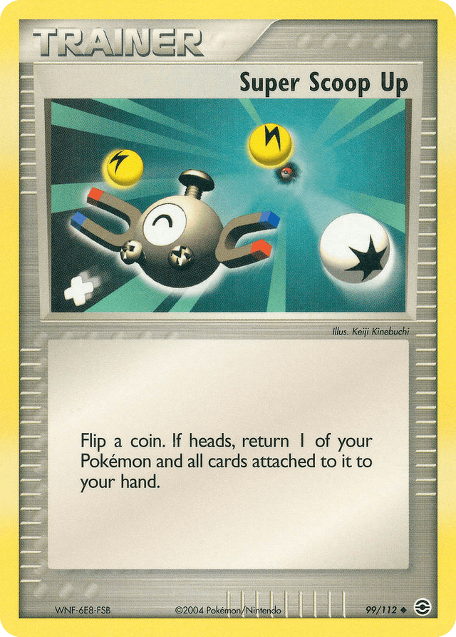 Carta Super Scoop Up 99/112 do set FireRed & LeafGreen — Pokémon TCG | Bynx