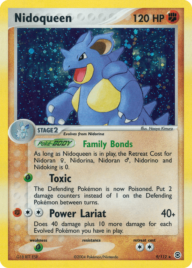 Carta Nidoqueen 9/112 do set FireRed & LeafGreen — Pokémon TCG | Bynx