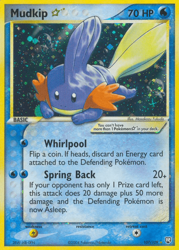 Carta Mudkip ★ 107/109 do set Team Rocket Returns — Pokémon TCG | Bynx