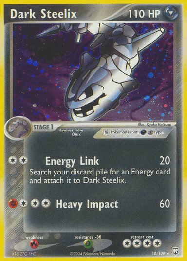 Carta Dark Steelix 10/109 do set Team Rocket Returns — Pokémon TCG | Bynx