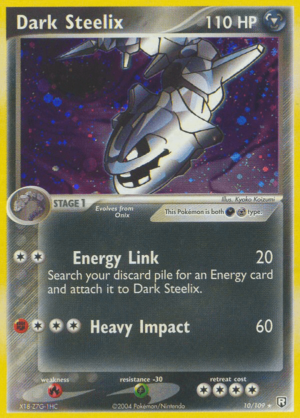 Carta Dark Steelix 10/109 do set Team Rocket Returns — Pokémon TCG | Bynx