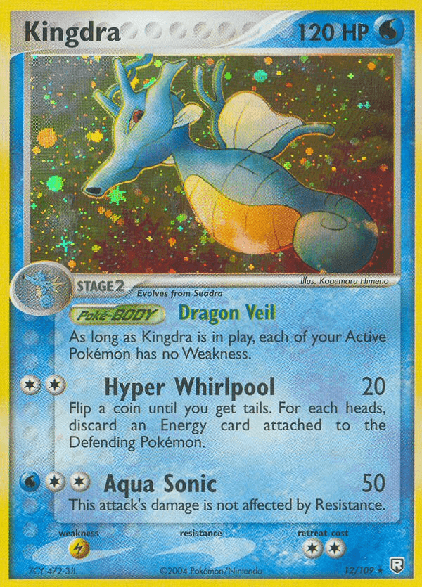 Carta Kingdra 12/109 do set Team Rocket Returns — Pokémon TCG | Bynx