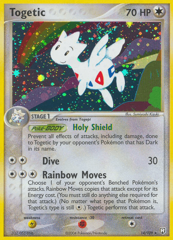 Carta Togetic 14/109 do set Team Rocket Returns — Pokémon TCG | Bynx