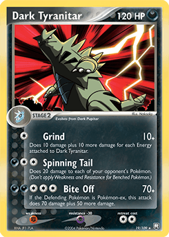 Dark Tyranitar 19/109 — EX O Retorno da Equipe Rocket