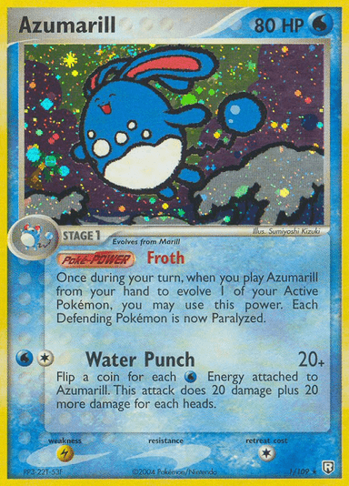 Carta Azumarill 1/109 do set Team Rocket Returns — Pokémon TCG | Bynx
