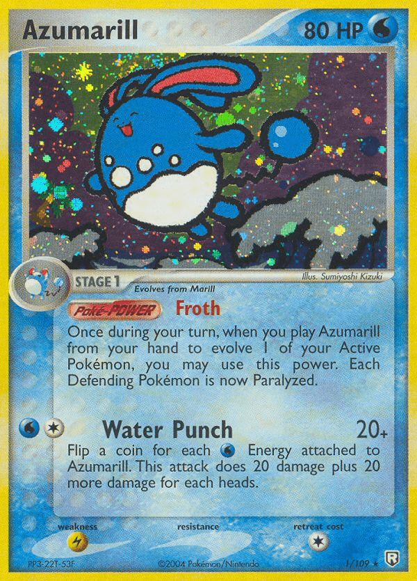 Carta Azumarill 1/109 do set Team Rocket Returns — Pokémon TCG | Bynx