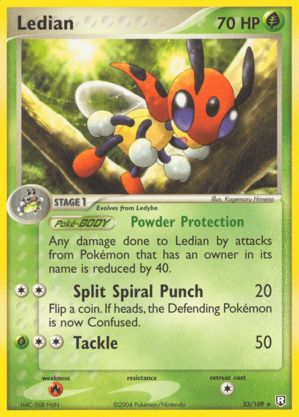 Carta Ledian 23/109 do set Team Rocket Returns — Pokémon TCG | Bynx