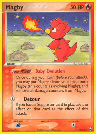 Carta Magby 24/109 do set Team Rocket Returns — Pokémon TCG | Bynx