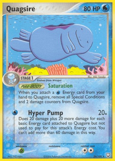 Carta Quagsire 26/109 do set Team Rocket Returns — Pokémon TCG | Bynx