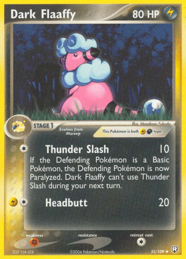 Carta Dark Flaaffy 33/109 do set Team Rocket Returns — Pokémon TCG | Bynx
