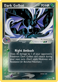 Dark Golbat 34/109 — EX O Retorno da Equipe Rocket