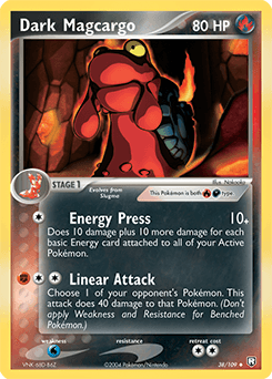 Dark Magcargo 38/109 — EX O Retorno da Equipe Rocket
