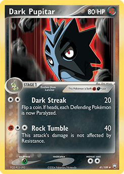 Dark Pupitar 41/109 — EX O Retorno da Equipe Rocket